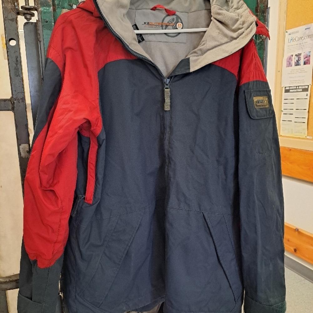 Element Men's Red and Navy Jacket
